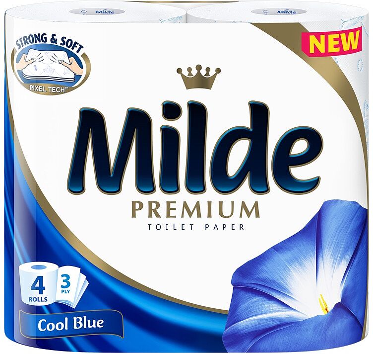 Զուգարանի թուղթ «Milde Premium Cool Blue»  4 հատ
