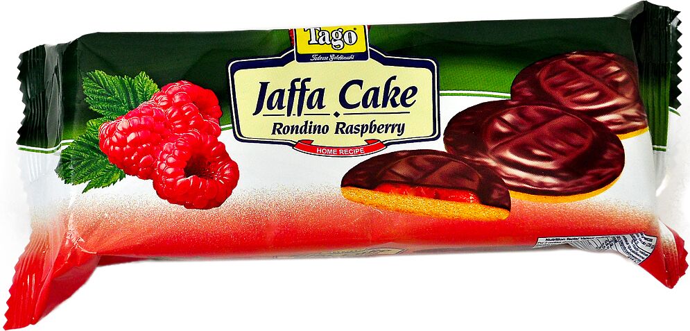 Печенье с малиновой начинкой "Tago Jaffa Cake" 130г