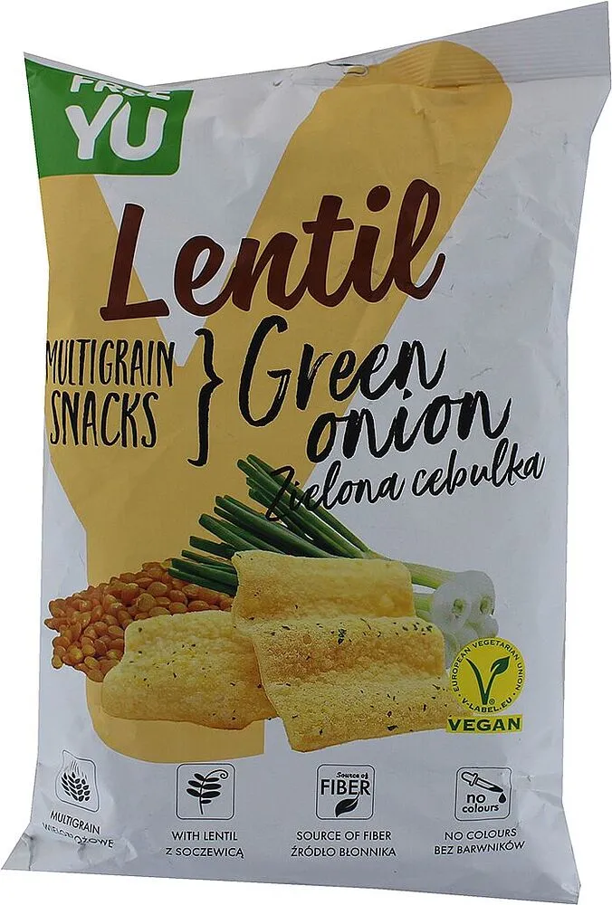 Chips "FreeYu" 70g Lentil & Onion