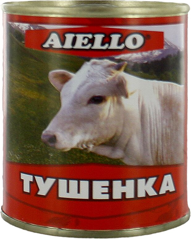 Canned stewed meat "Aiello" 330g