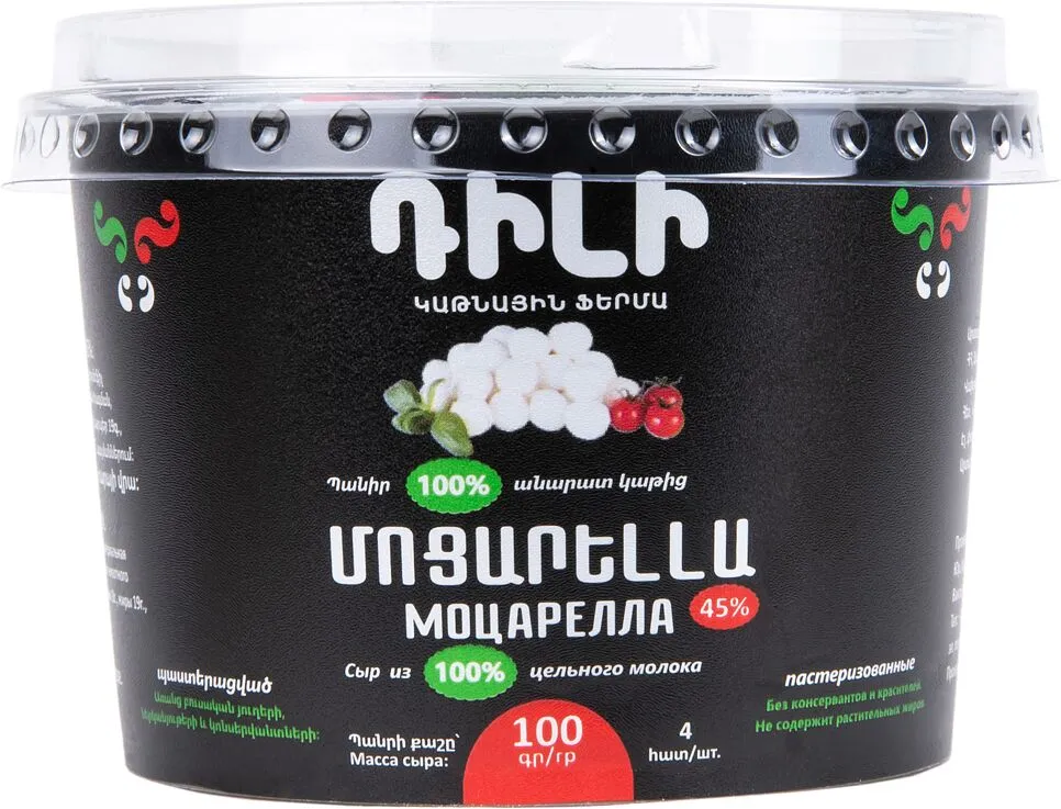 Mozzarella cheese "Dili" 100g