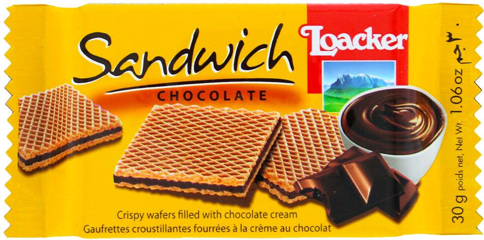 Wafer with chocolate filling "Loacker Sandwich" 30g