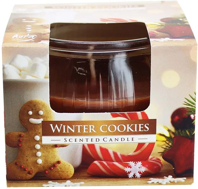 Մոմ անուշաբույր «Aura Bispol Winter Cookies» 1 հատ
