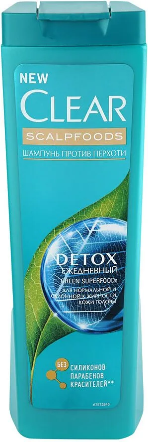 Շամպուն «Clear Scalproods Detox» 400մլ