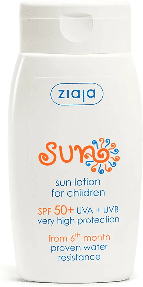 Солнцезащитный лосьон для детей "Ziaja SPF 50+" 125мл