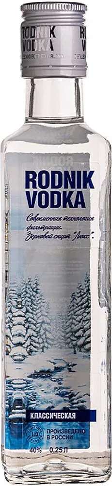 Vodka "Rodnik Classic" 0.25l