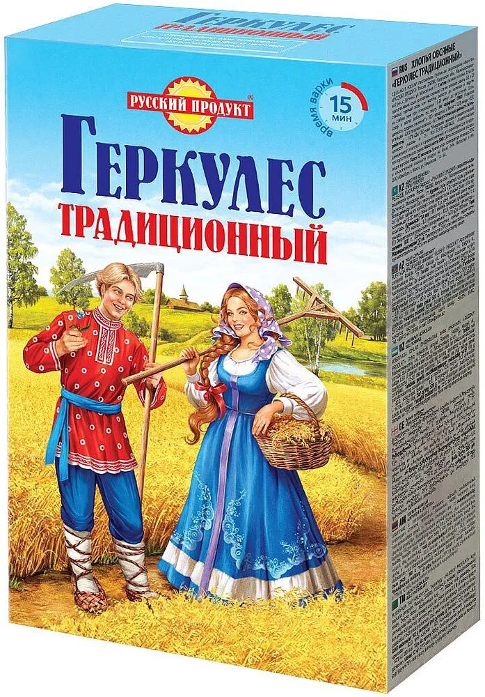 Փաթիլներ վարսակի «Русский Продукт Геркулес» 420գ