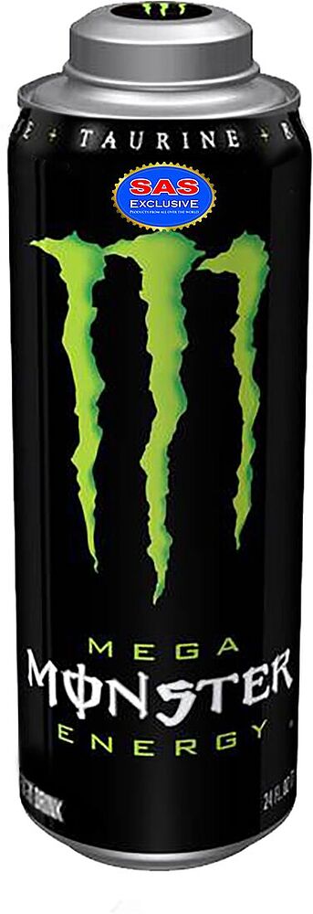 Энергетический газированный напиток "Monster Mega Energy" 710мл
