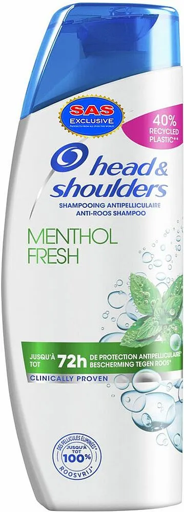 Shampoo "Head & Shoulders Menthol Fresh" 285ml
