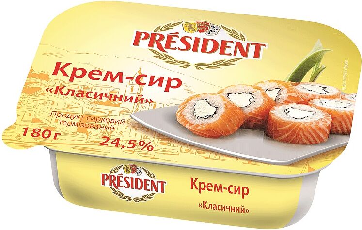 Cream-cheese "President Класичный" 180g