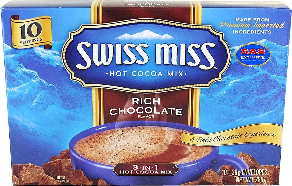 Растворимый какао-напиток "Swiss Miss Rich Chocolate" 280г