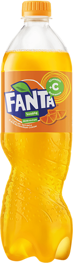 Освежающий газированный напиток "Fanta Orange" 1л Апельсин