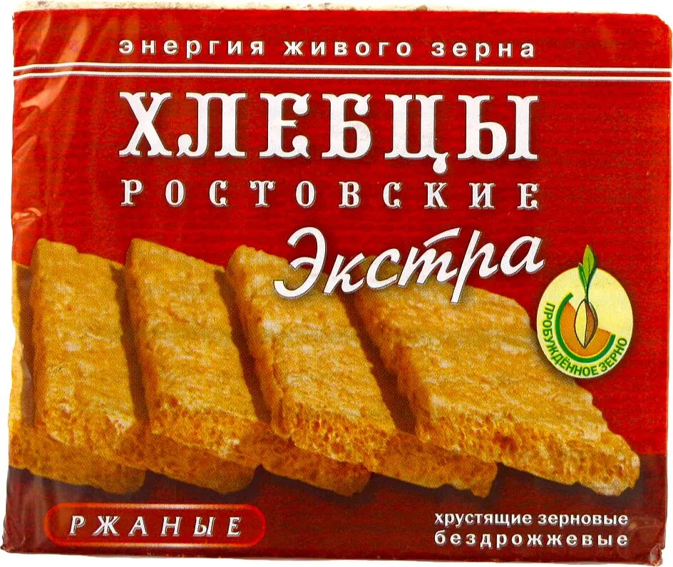 Rye crispbreads "Ростовские Экстра" 80g 