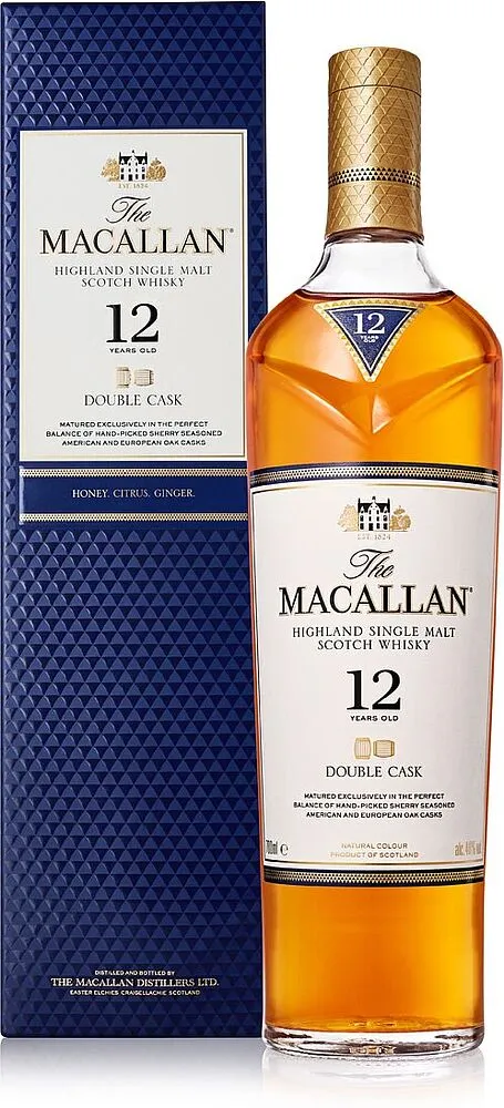 Վիսկի «Macallan 12 Double Cask» 700մլ