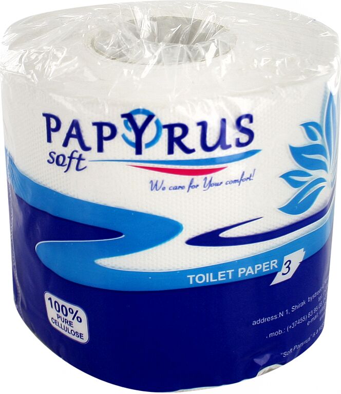Туалетная бумага "Папирус" 1шт