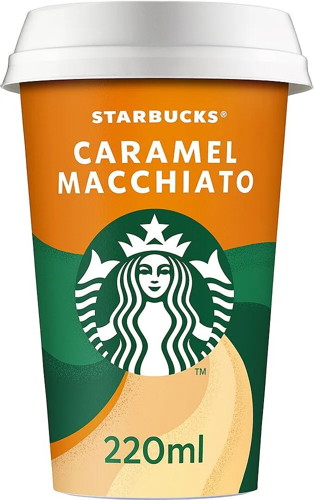 Кофе холодный "Starbucks Caramel Macchiato" 220мл