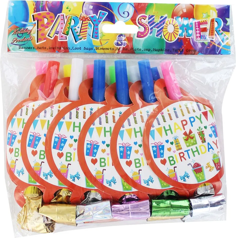 Party horn "Party" 12 pcs
