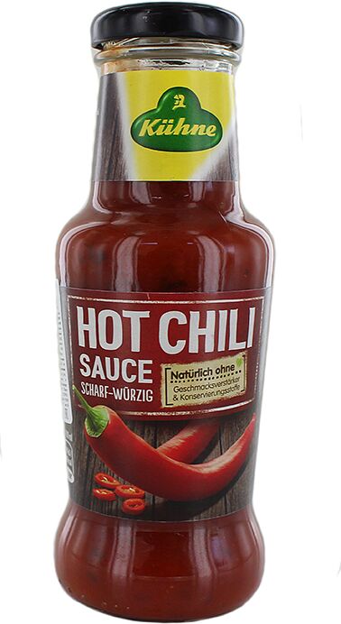 Hot chilli sauce "Kuhne Hot Chili" 250ml
