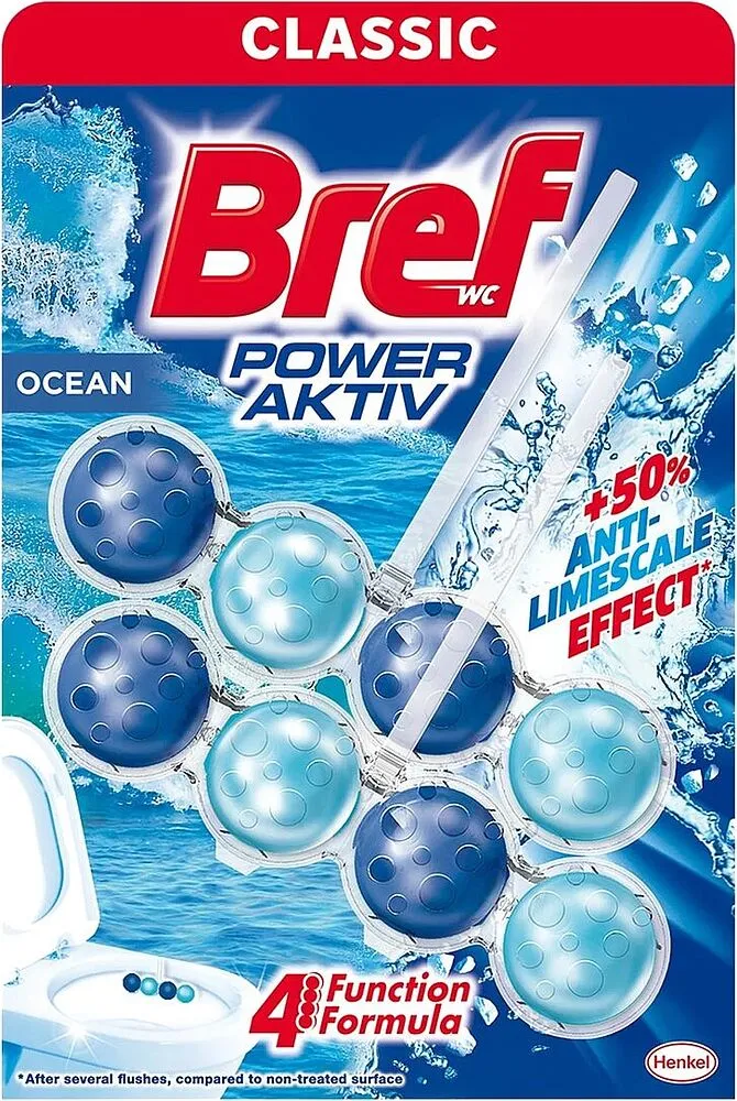 Toilet cleaner "Bref Power Aktiv" 100g