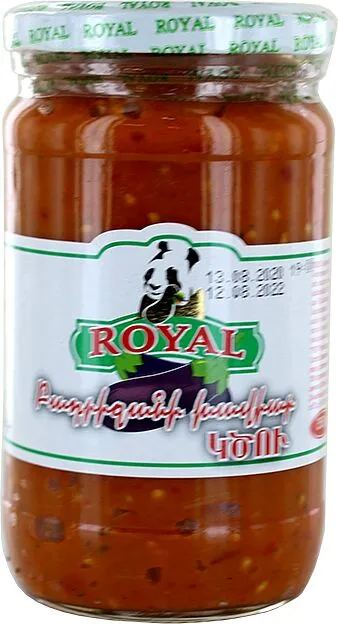 Hot eggplant caviar  "Royal" 350g