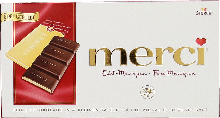 Chocolate candies collection "Merci" 112g