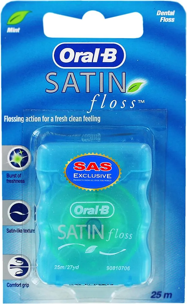 Ատամի թել «Oral-B Satin» 