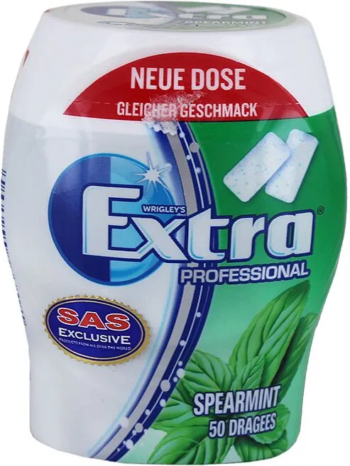 Chewing gum "Wrigley's Extra Professional" 70g Spearmint
