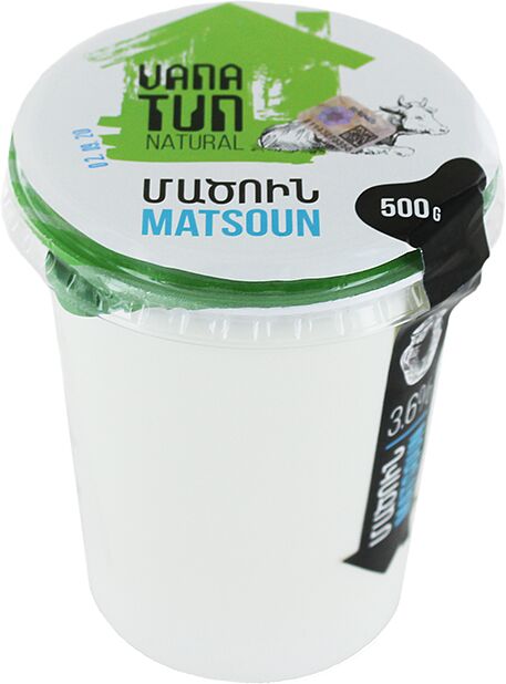 Мацони "Vanatun" 500г, жирность: 3.6%