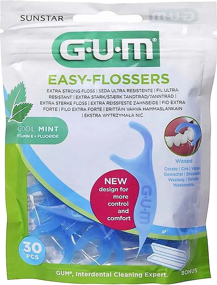 Tooth floss "G.U.M" 30 pcs