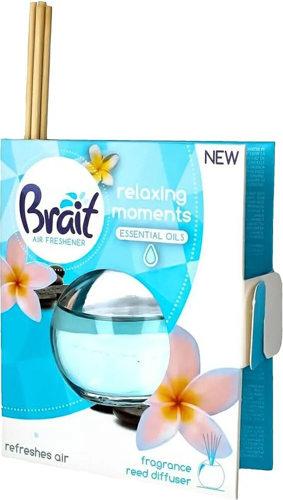 Air freshener & rattan sticks "Brait Relaxing Moments" 40ml
