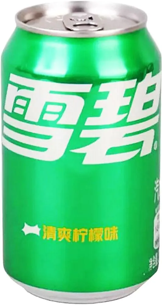 Refreshing carbonated drink "Cofco-Sprite" 330ml Lemon & Lime
