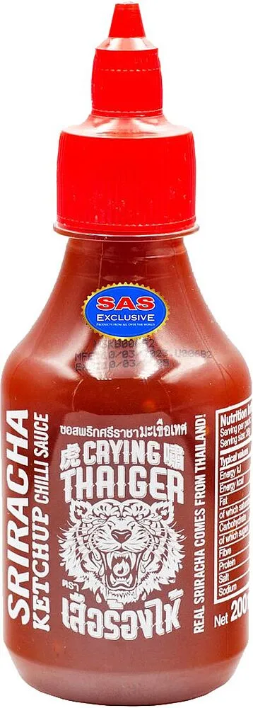 Sauce sriracha "Crying Thaiger" 200ml
