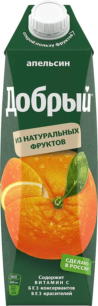 Нектар "Добрый" 1л Апельсин