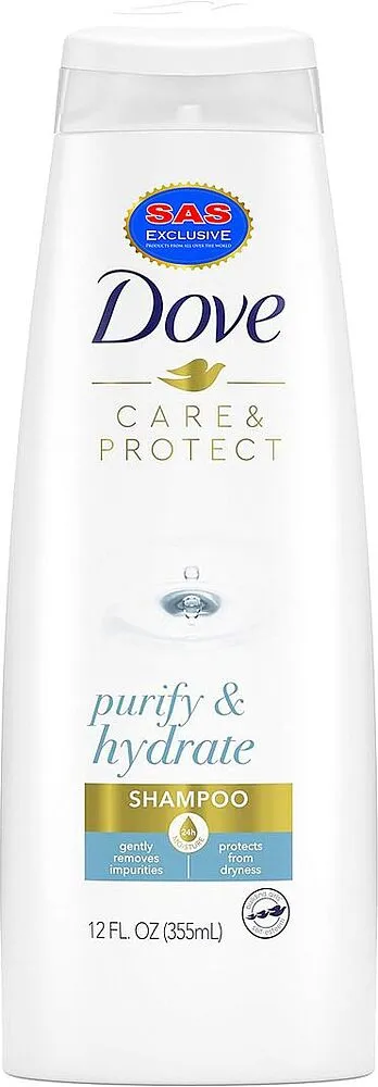 Շամպուն-կոնդիցիոներ «Dove Care & Protect Purify & Hydrate» 355մլ
