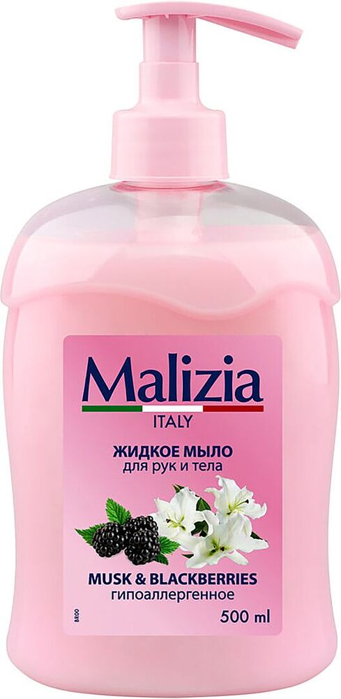  Мыло жидкое ''Malizia'' 500мл 