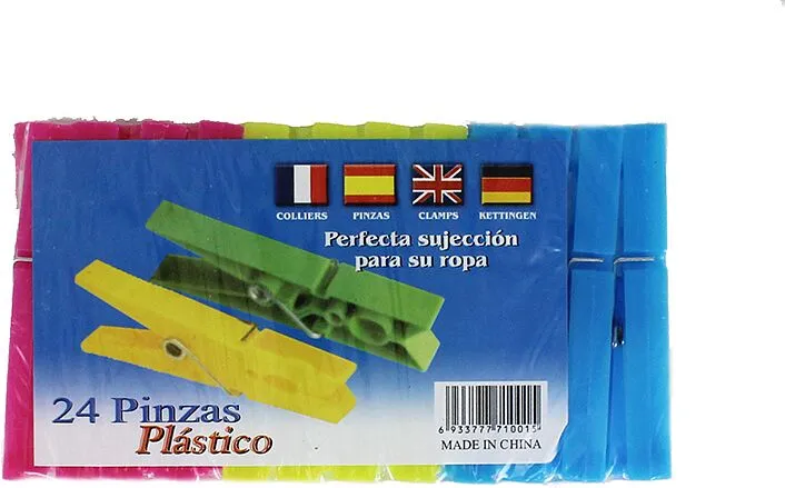 Plastic pegs 24pcs.