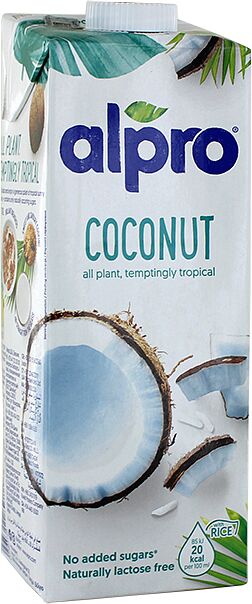 Coconut drink with rice "Alpro" 1l, richness 0.9%
