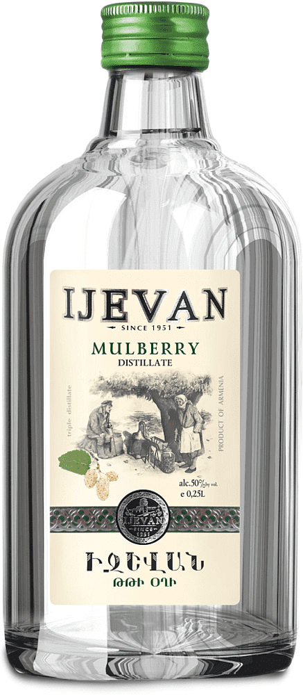 Mulberry vodka "Ijevan" 0.25l