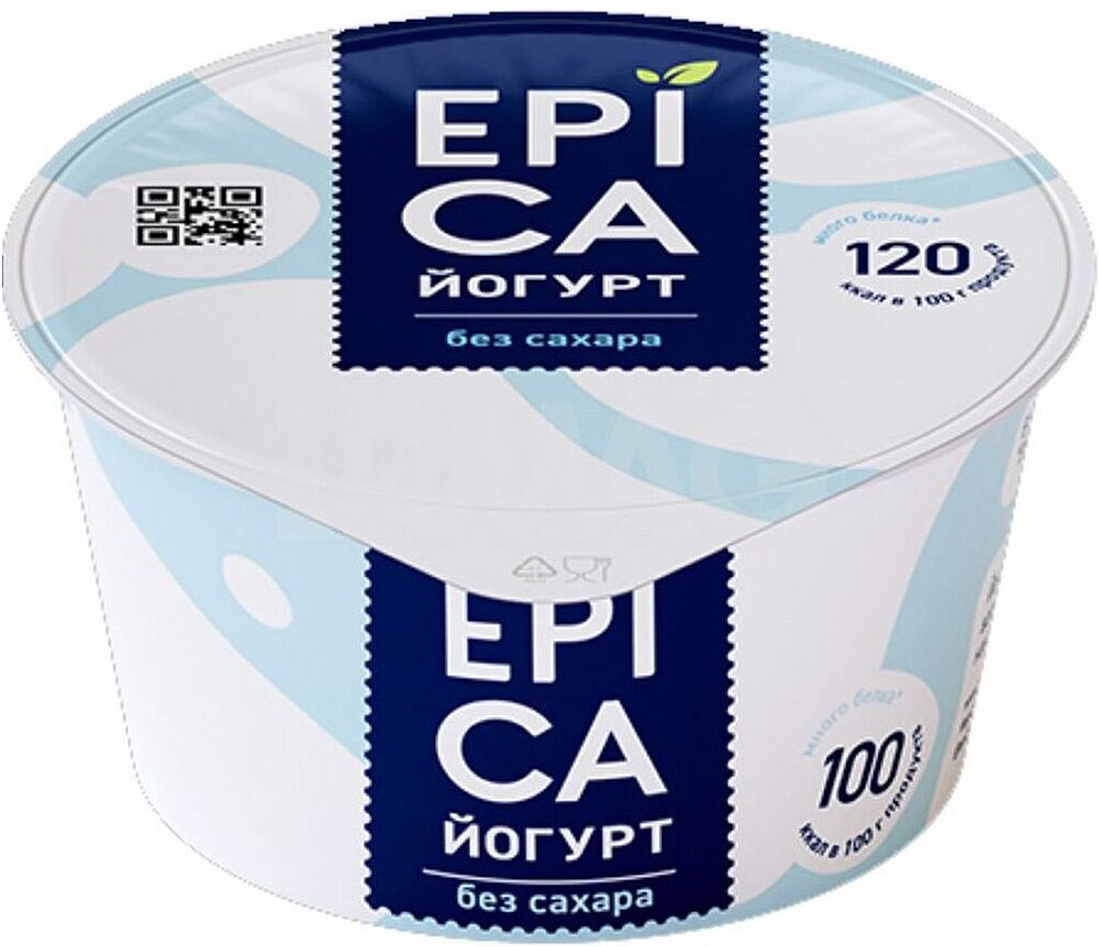 Йогурт натуральный "Epica" 130г, жирность: 6%
