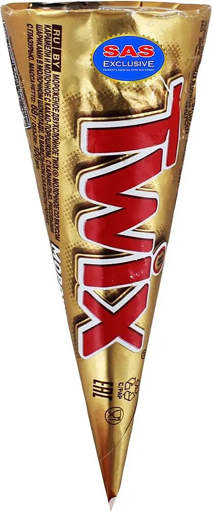 Мороженое карамельное "Twix" 68г
