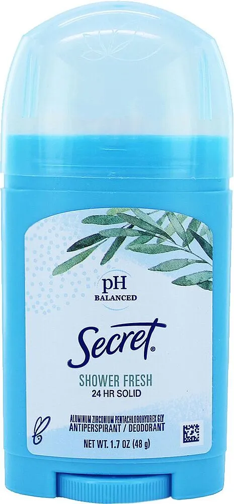 Антиперспирант-карандаш  "Secret Shower Fresh" 48г