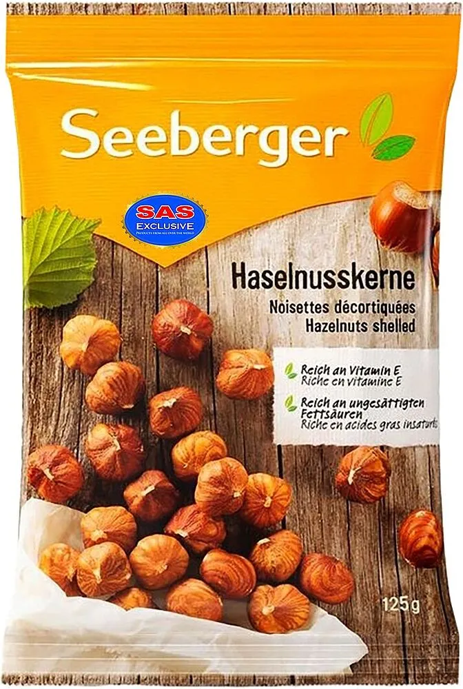 Фундук очищенный "Seeberger" 125г