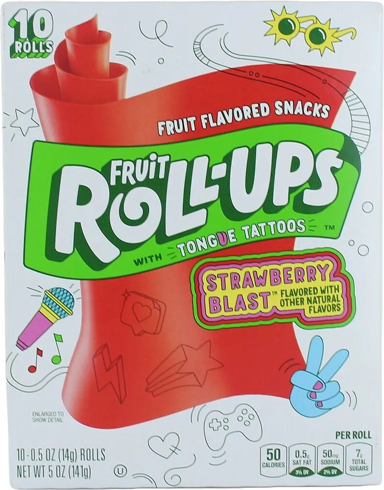 Jelly candies "Roll-Ups" 141g
