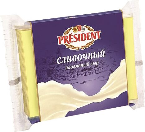 Processed cheese "President" 150g