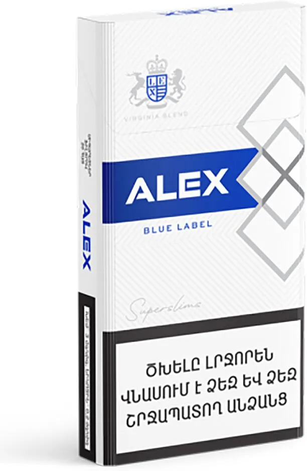 Cigarettes "Alex Blue Label Superslims"
