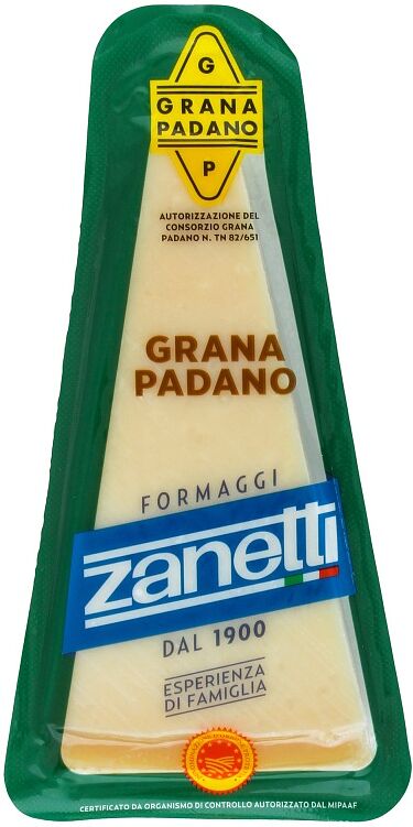 Сыр пармезан ''Zanetti Grana Padano'' 200г
