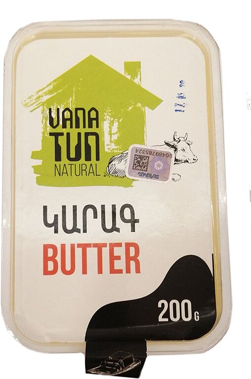 Butter "Vanatun" 200g, richness: 82.5%	