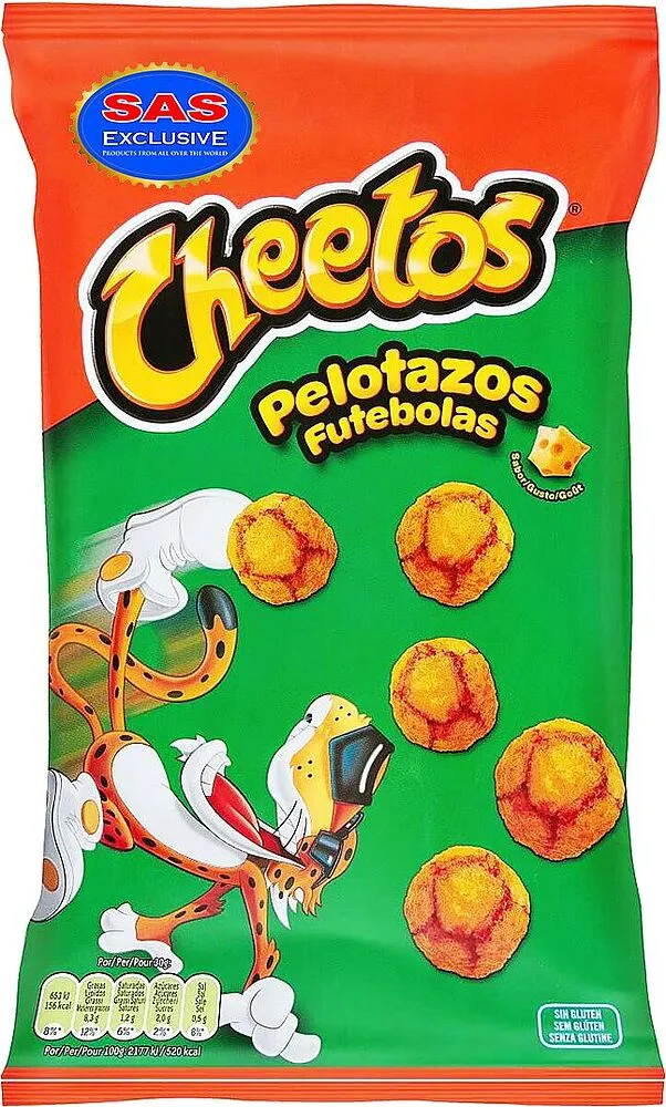 Չիպս պանրի «Cheetos Futbolas» 130գ 