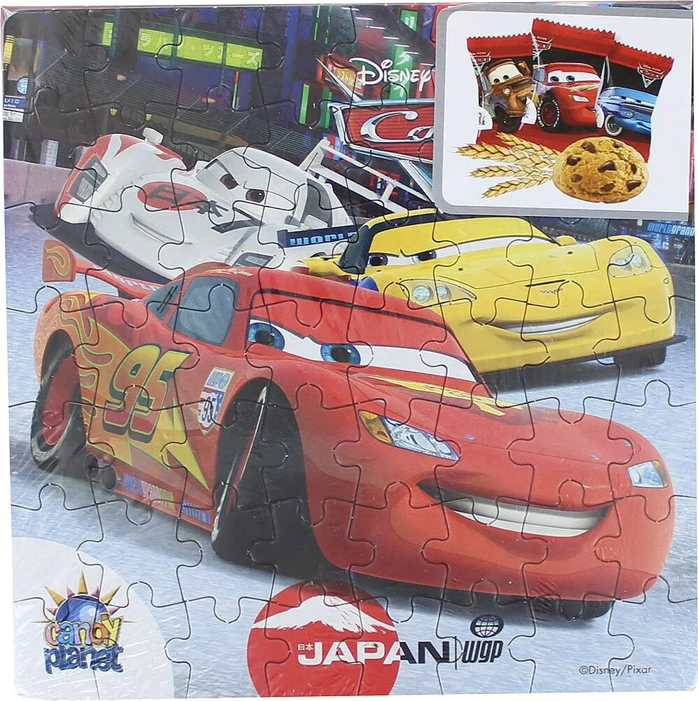 Печенье + головоломка "Disney Cars" 50г