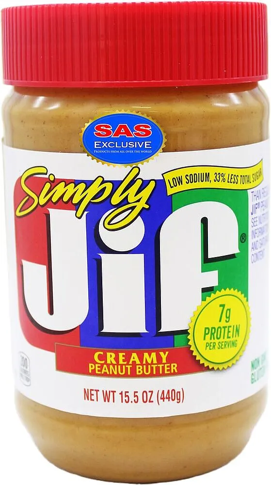 Арахисовый крем "Jif Simply Creamy" 440g